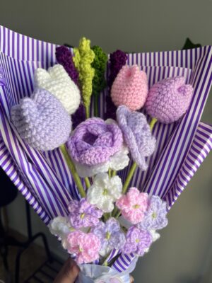 BLOOM (Crocheted Flower Bouquet)