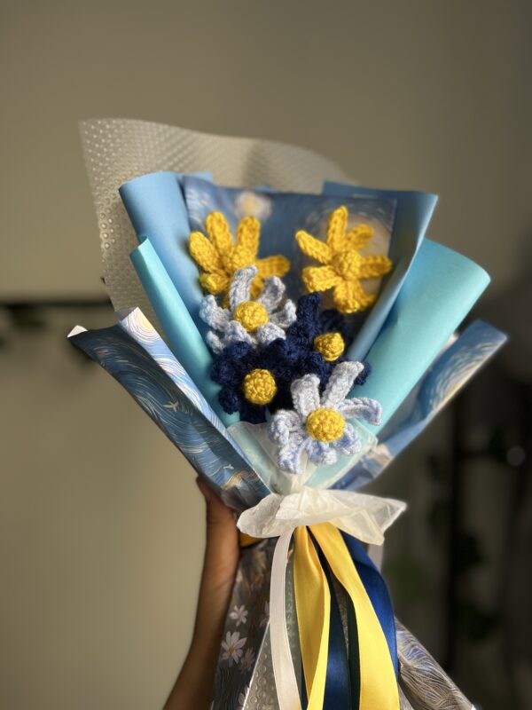 Stary Night (Crochet Flower Bouquet)