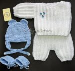 Luxurious 5-Piece Baby Crochet Set | Handcrafted