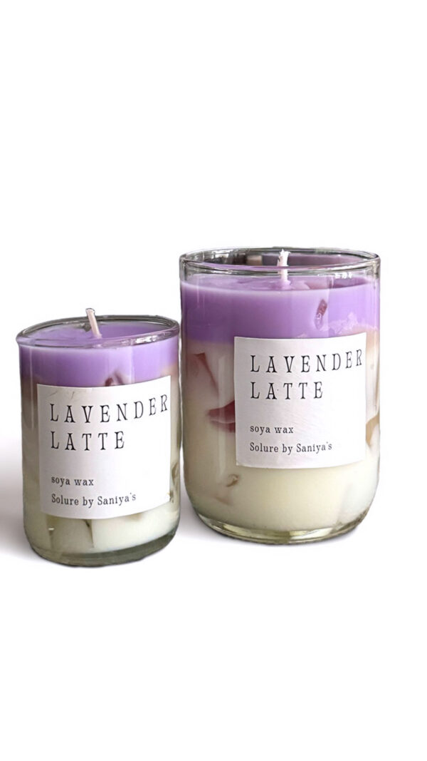LAVENDER LATTE - SCENTED CANDLE