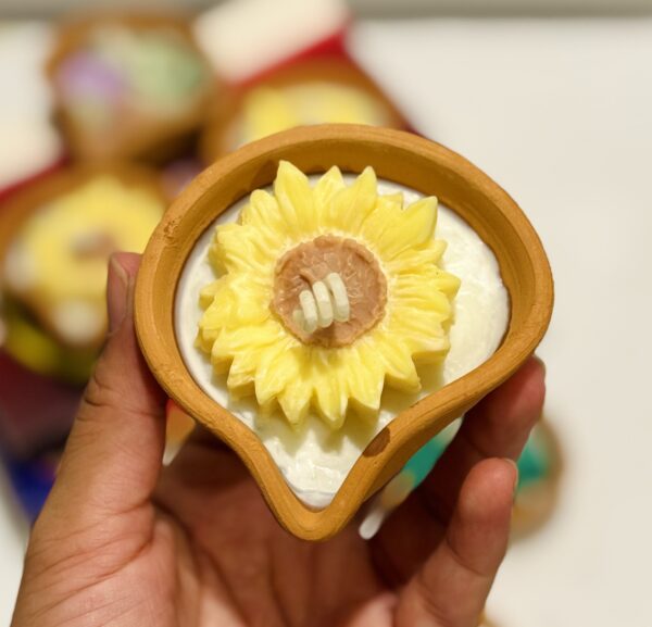 DIYA CANDLE - SUNFLOWER