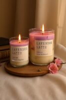 LAVENDER LATTE - SCENTED CANDLE