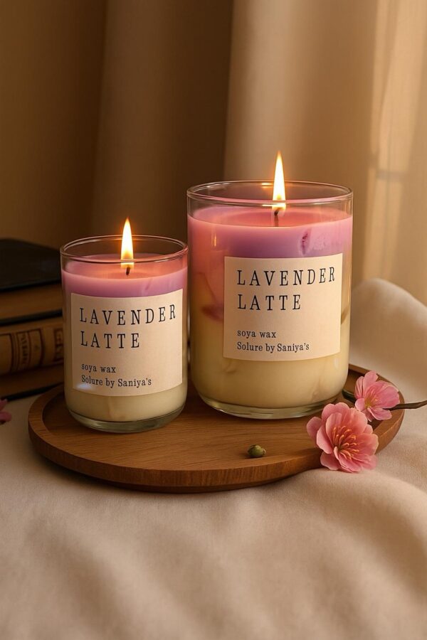 LAVENDER LATTE - SCENTED CANDLE