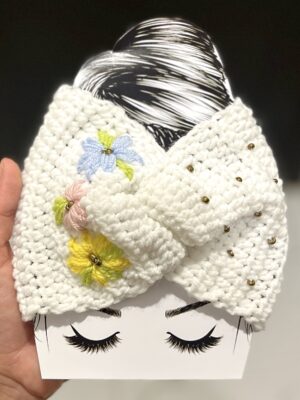 EMBROIDERED HEADBAND