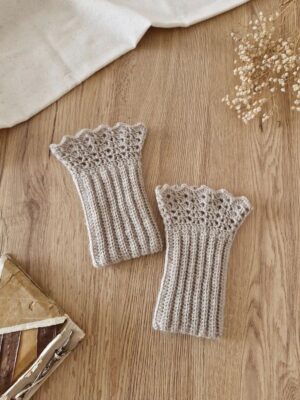 FINGERLESS GLOVES (SILVER GREY)