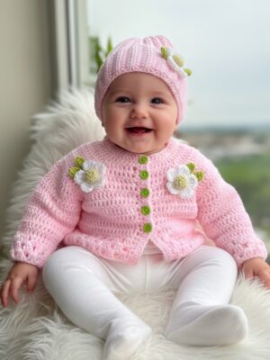 PINK WHISPER (SWEATER & CAP)