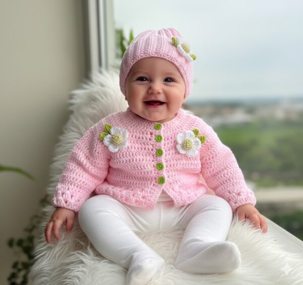 PINK WHISPER (SWEATER & CAP)