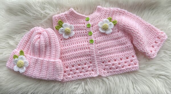 PINK WHISPER (SWEATER & CAP)