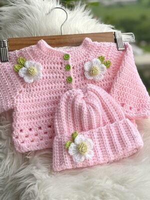 PINK WHISPER (SWEATER & CAP)