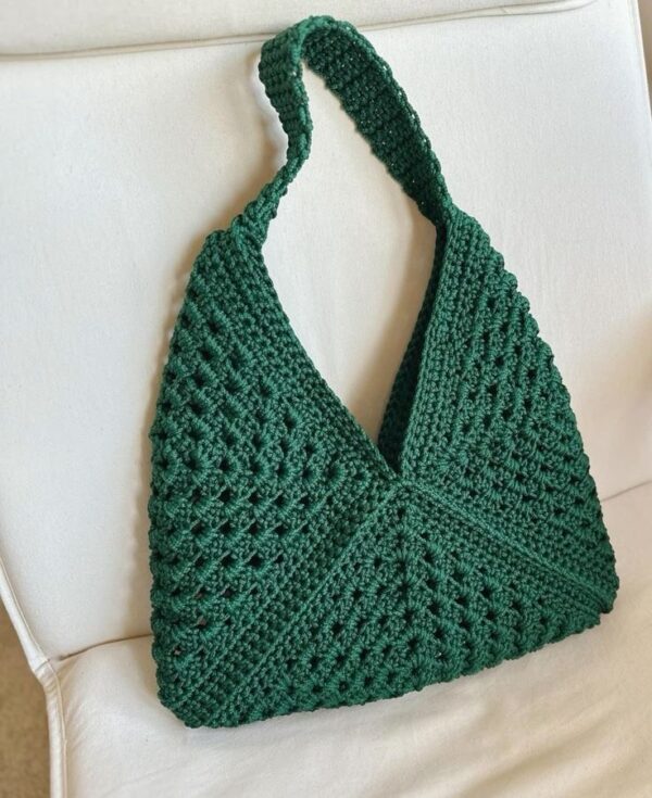 CROCHET BAG - EMERALD