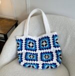 CROCHET BAG - SEA SQUARES