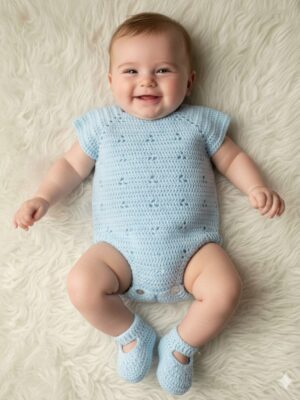 AURORA BABY ROMPER & BOOTIES
