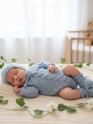 Angel's Embrace Baby Romper Set