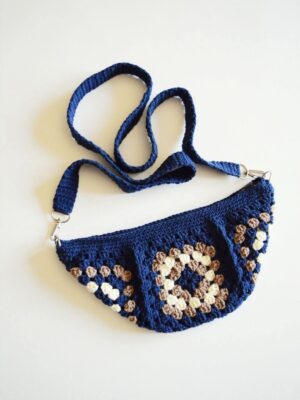 CROCHET BAG - BLUE CHARM