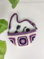 CROCHET BAG- PURPLE VINE