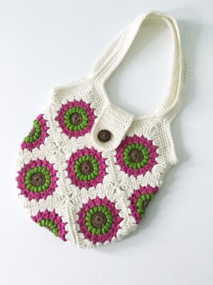 CROCHET BAG - SAGE