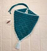 WHIMPSY BANDANA - DEEP TEAL & CRISP BABY BLUE
