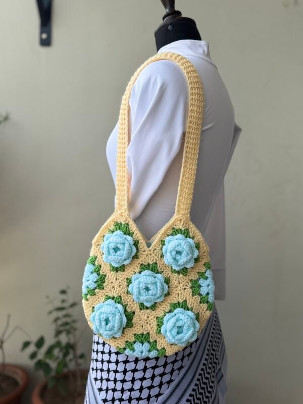 ROSES BAG (FRESH BLUE)
