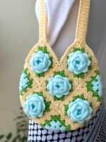 ROSES BAG (FRESH BLUE)