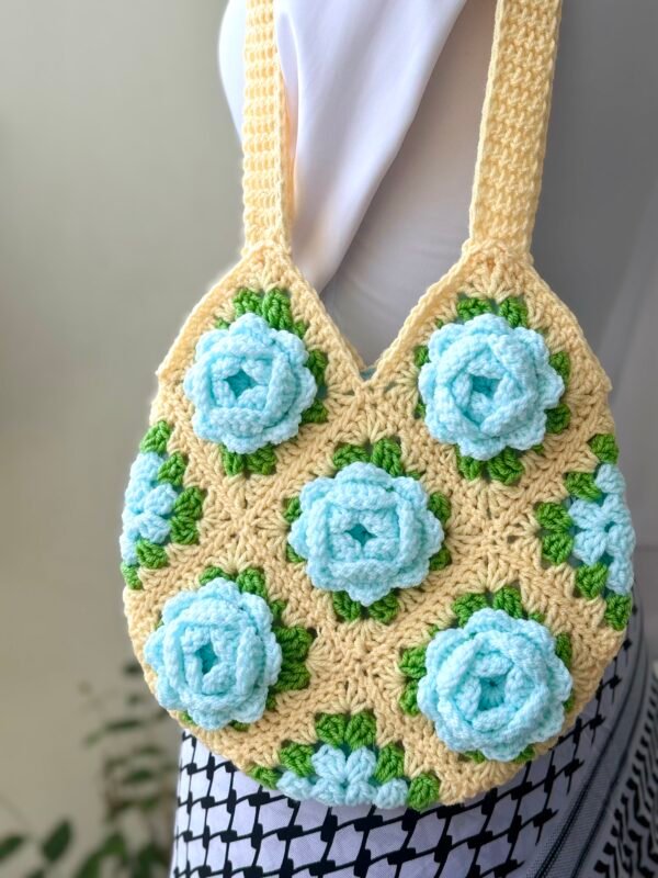 ROSES BAG (FRESH BLUE)