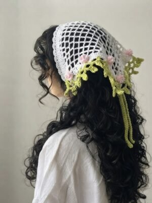 LUXURY FLORAL BANDANA - MULTIPURPOSE